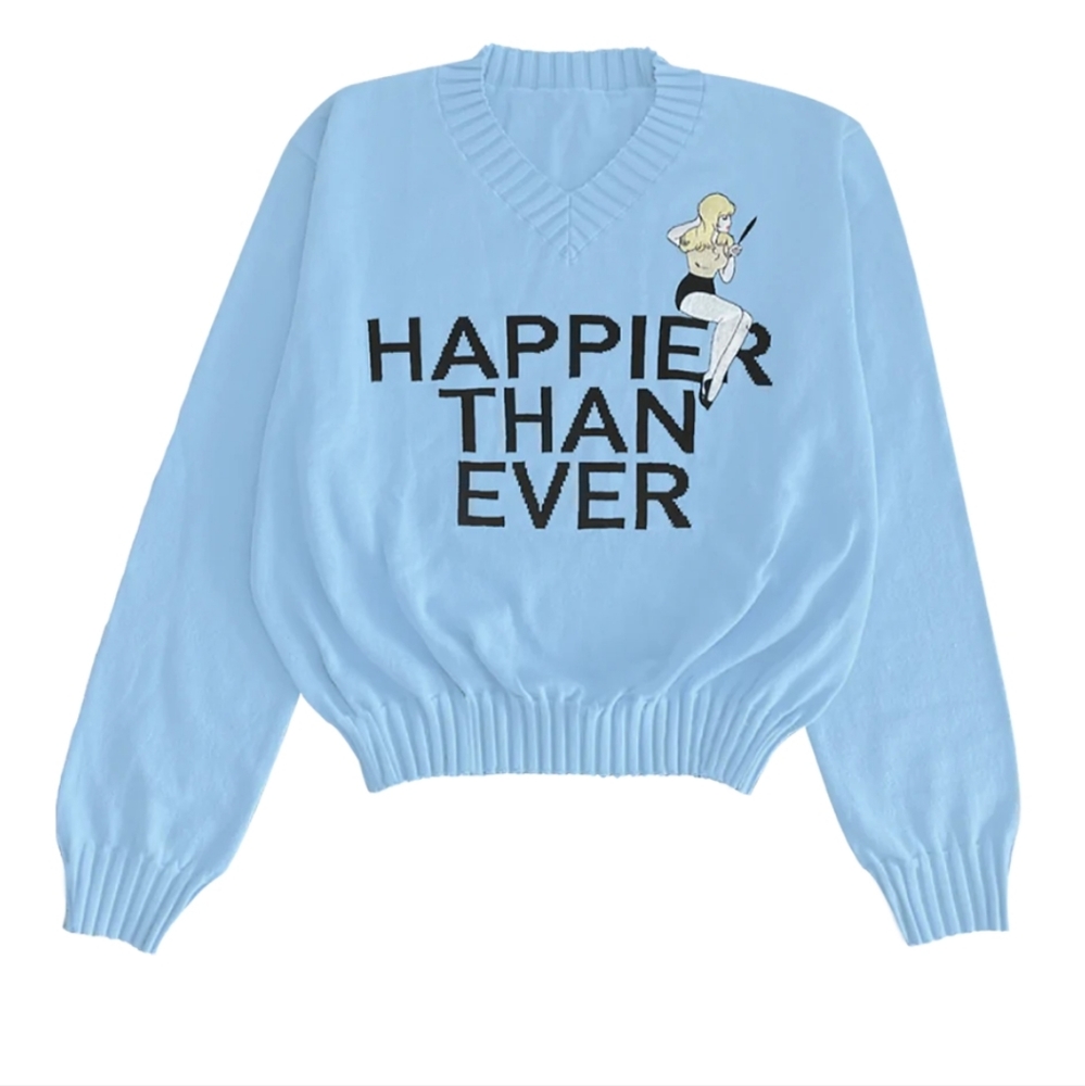 Billie ellish happier than ever sweater